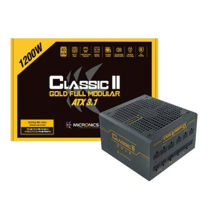 마이크로닉스 Classic II 1200W 80PLUS골드 풀모듈러 ATX3.1