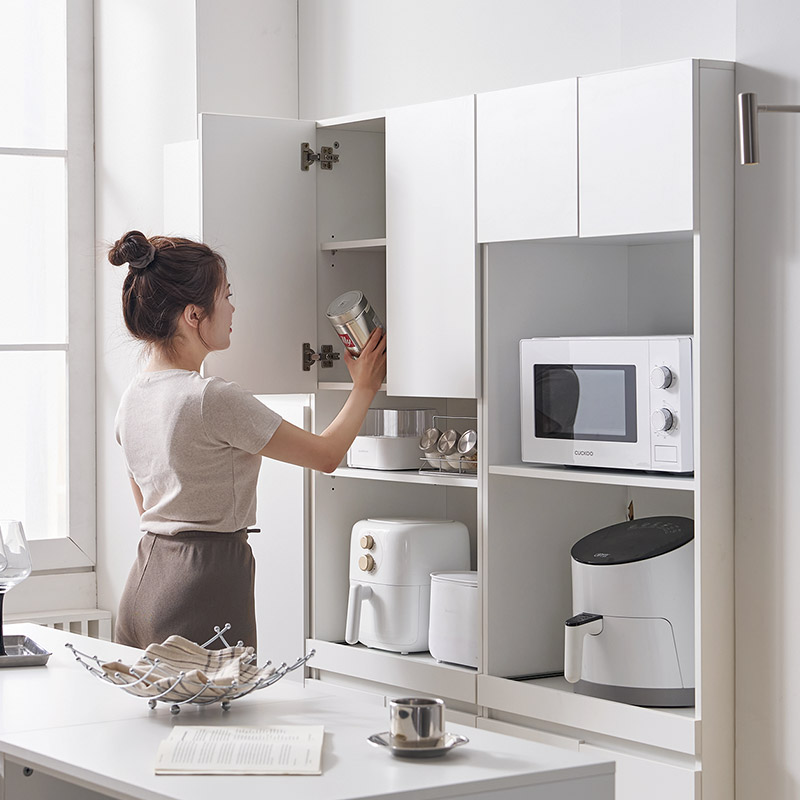 e스마트 루네뜨 전자레인지선반 밥솥선반 키큰 렌지대수납장 A