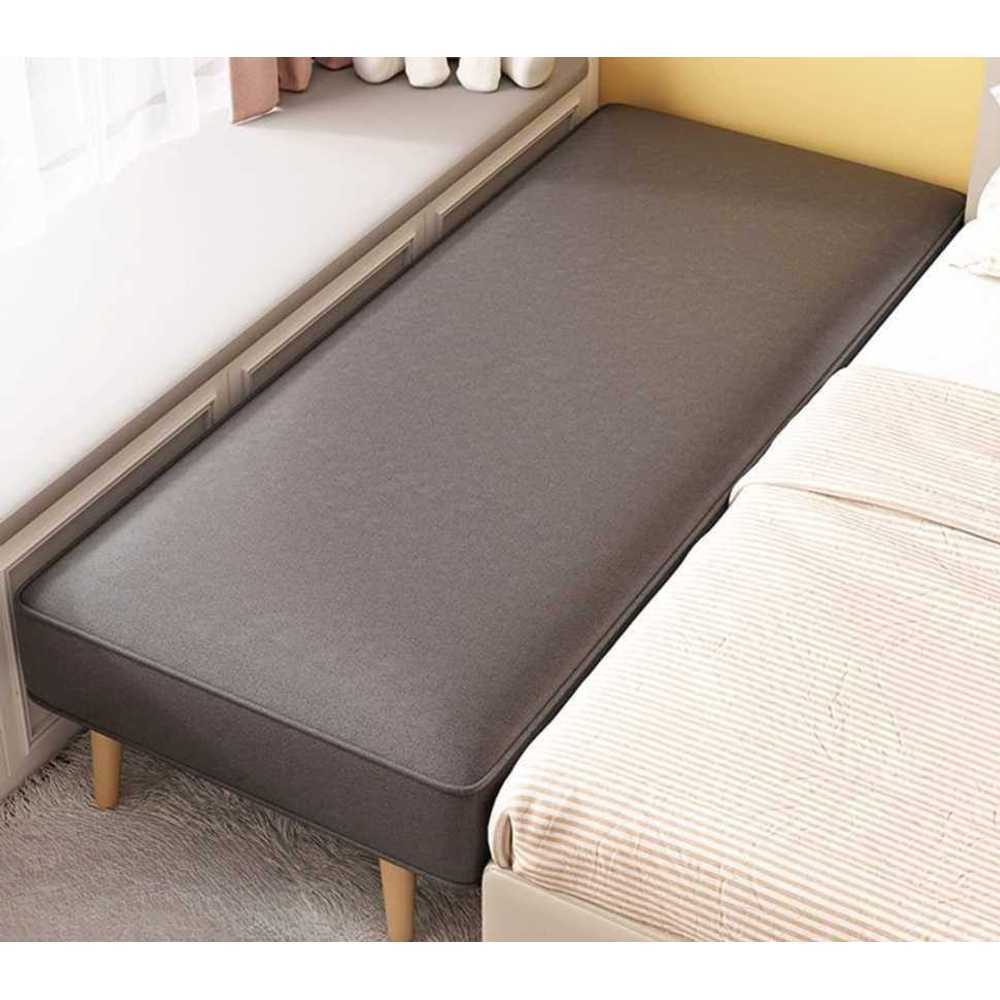 확장형 보조 침대 접이식 간이침대 공간절약 베드 패브릭 스펀지 200x30x50 - 상품 이미지