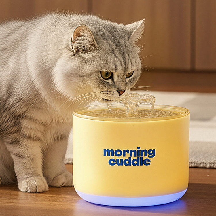 모닝커들 무선 UV살균 강아지 고양이 정수기 자동 급수기 음수대