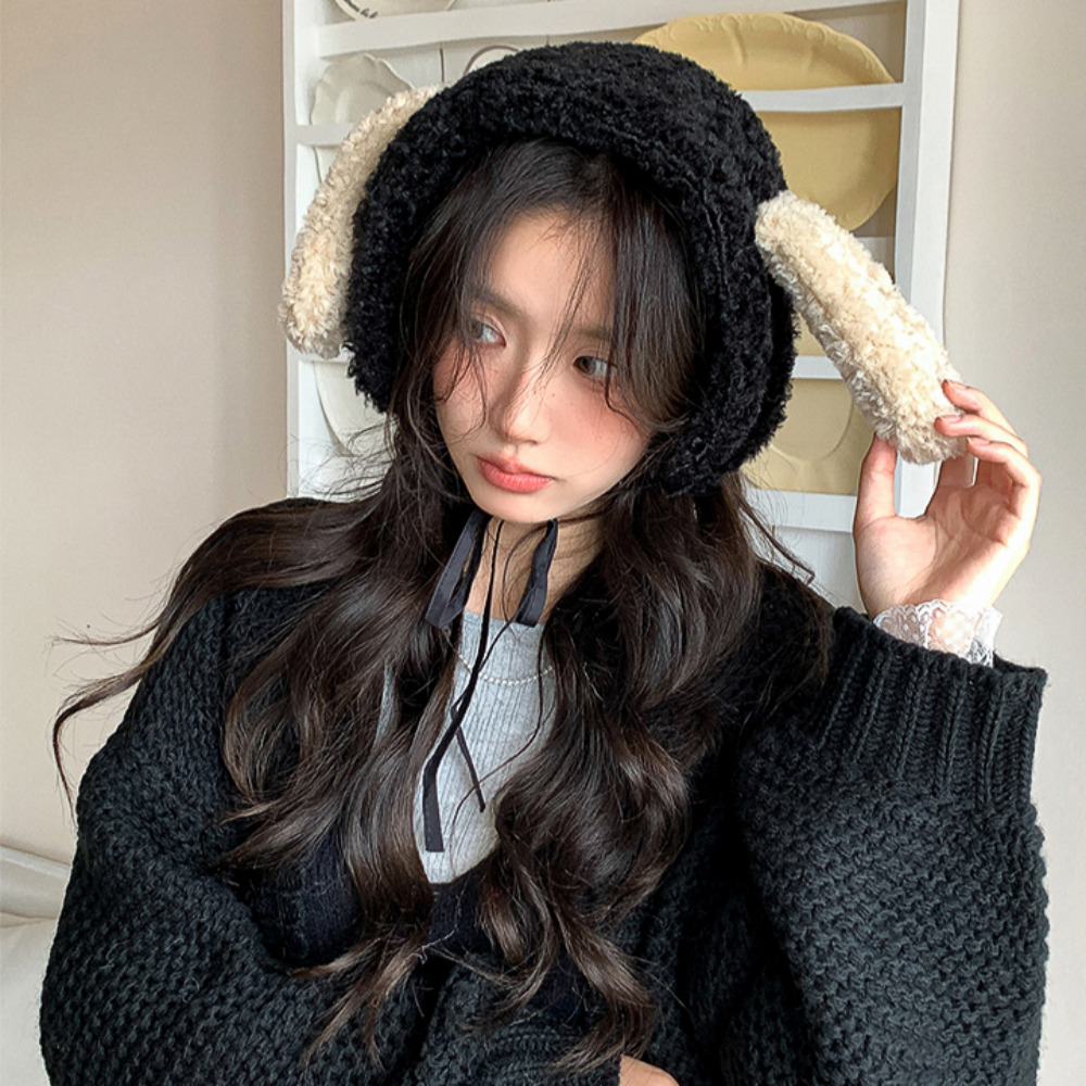 겨울 귀마개 털 귀도리개 방한 여자 뽀글이 곰돌이 귀덮개 귀돌이 이미지 7