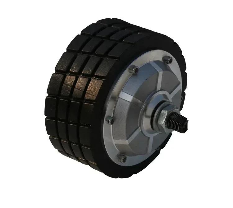 ZLTECH 4.5인치 150kg 부하 24V 250W 6N.m 300RPM 모바일 드라이브 지게차브러시리스 전기 DC 서보 허브 휠 모터
