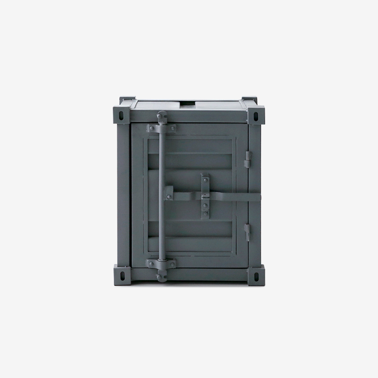 PECRE 빈티지캐비넷 PC0122CB 455x350x555mm, 1단, 그레이 6985.2616 - 메인 이미지
