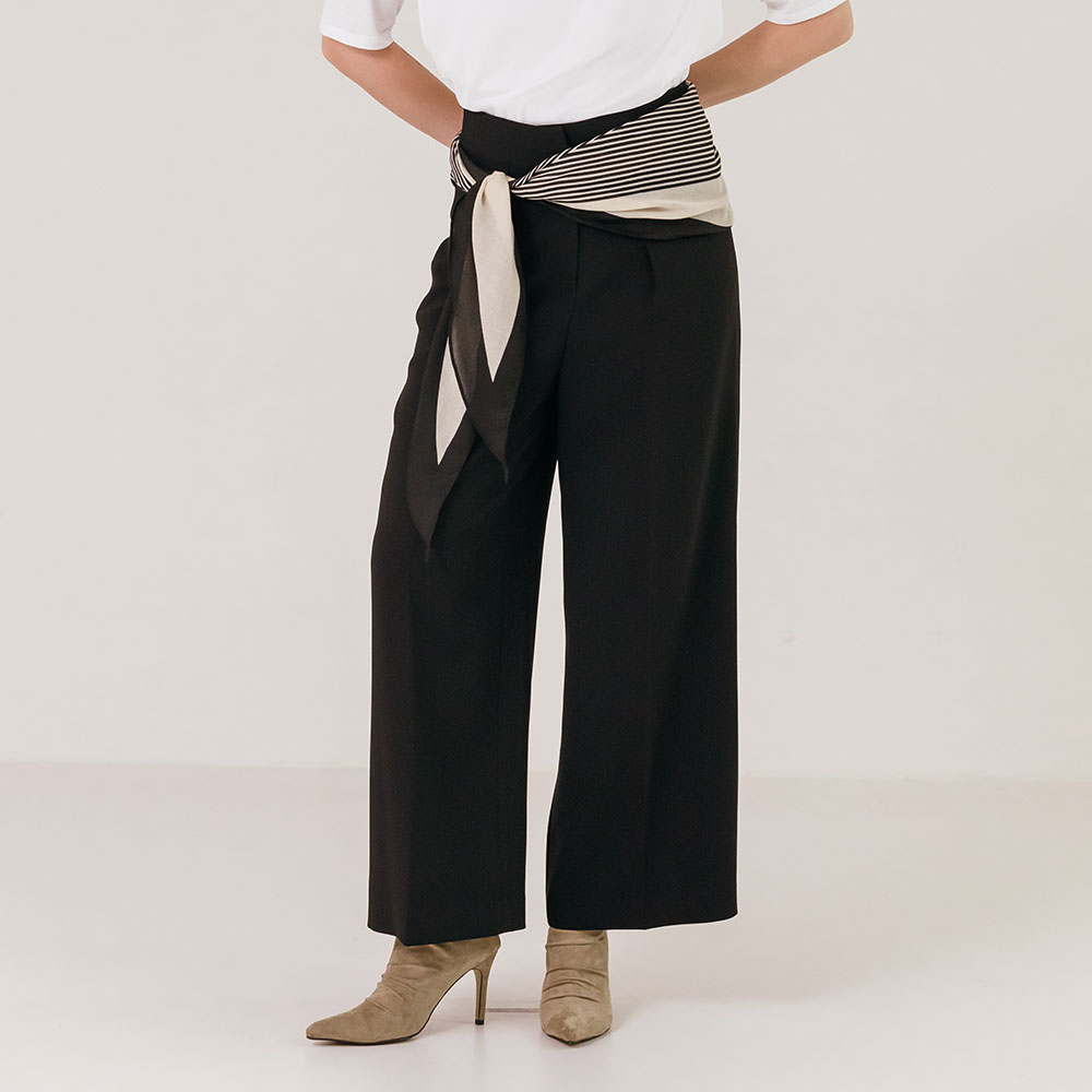 모던 실루엣 와이드 슬랙스 - 상품 이미지