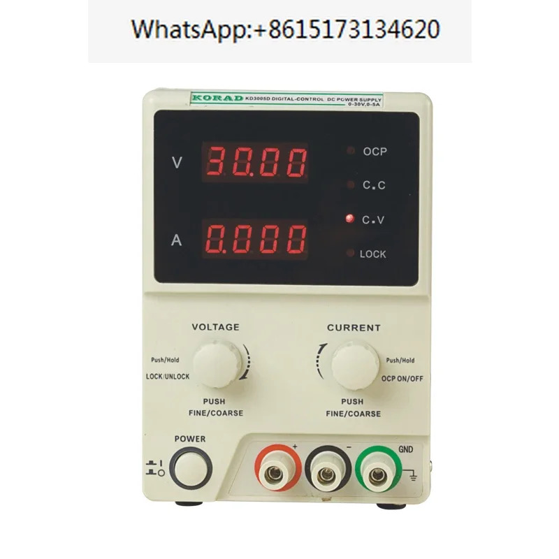 KD3005D DC 조정 전원공급장치 가능선형 고정밀 30V5A3A