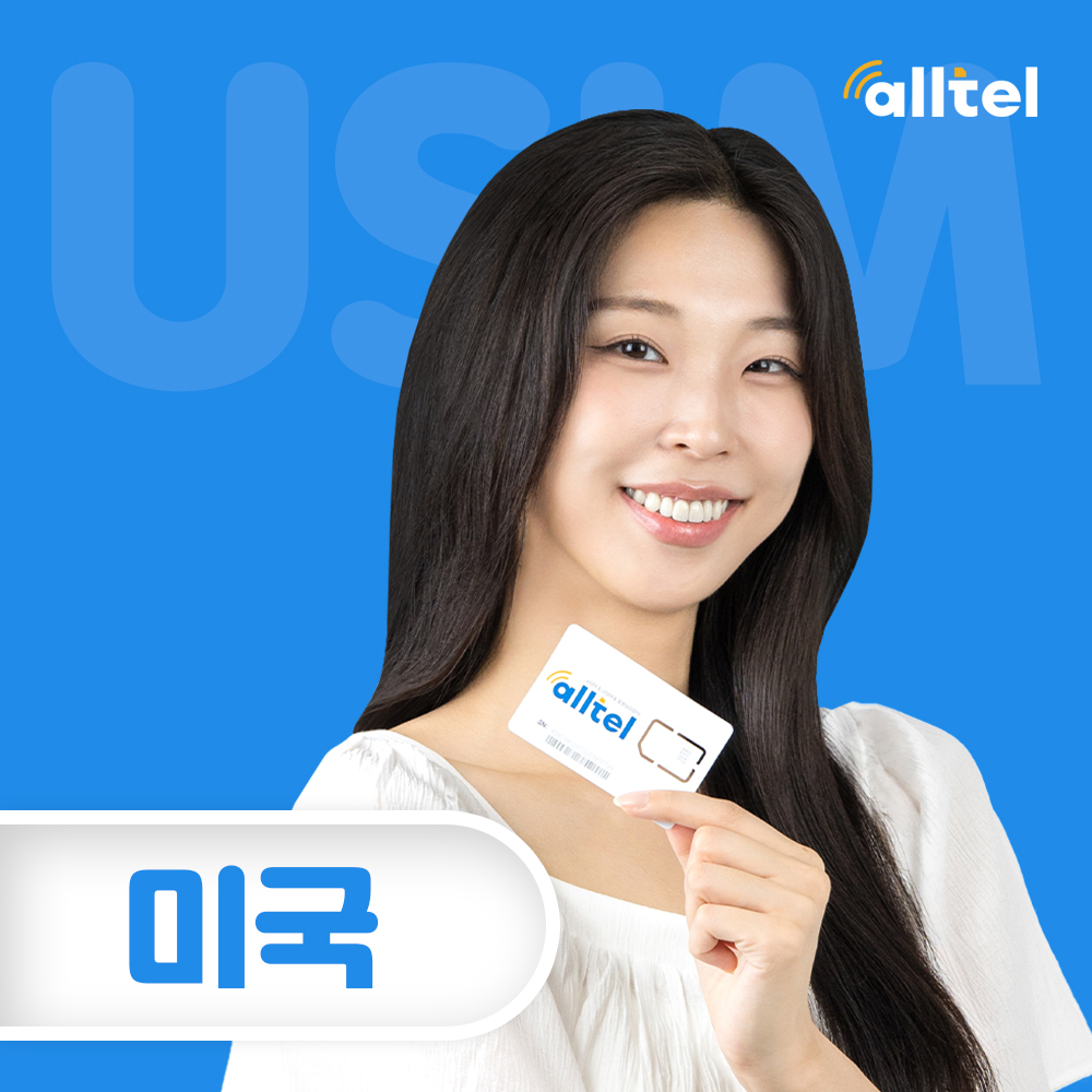 미국 H2O 30일 2GB 유심 인천공항수령 - 상품 이미지