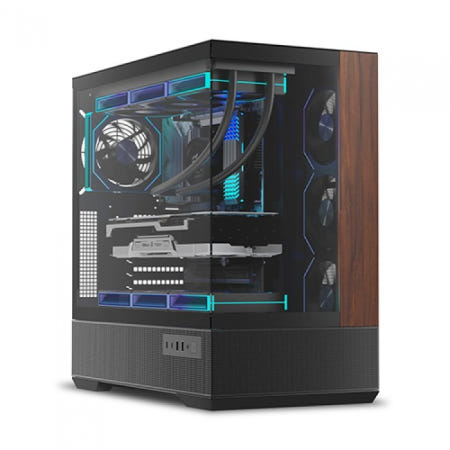 마이크로닉스 WIZMAX 우드리안 ULTRA 컴퓨터 케이스 ATX 미들타워