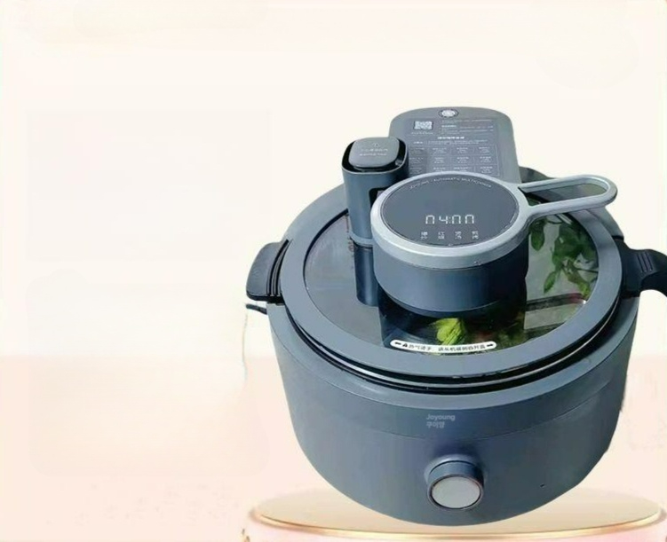 삼겹살회전냄비 롤링팬 전자동 스마트 볶음기 가정용 요리 로봇 조리기 A9 1200W - 상품 이미지