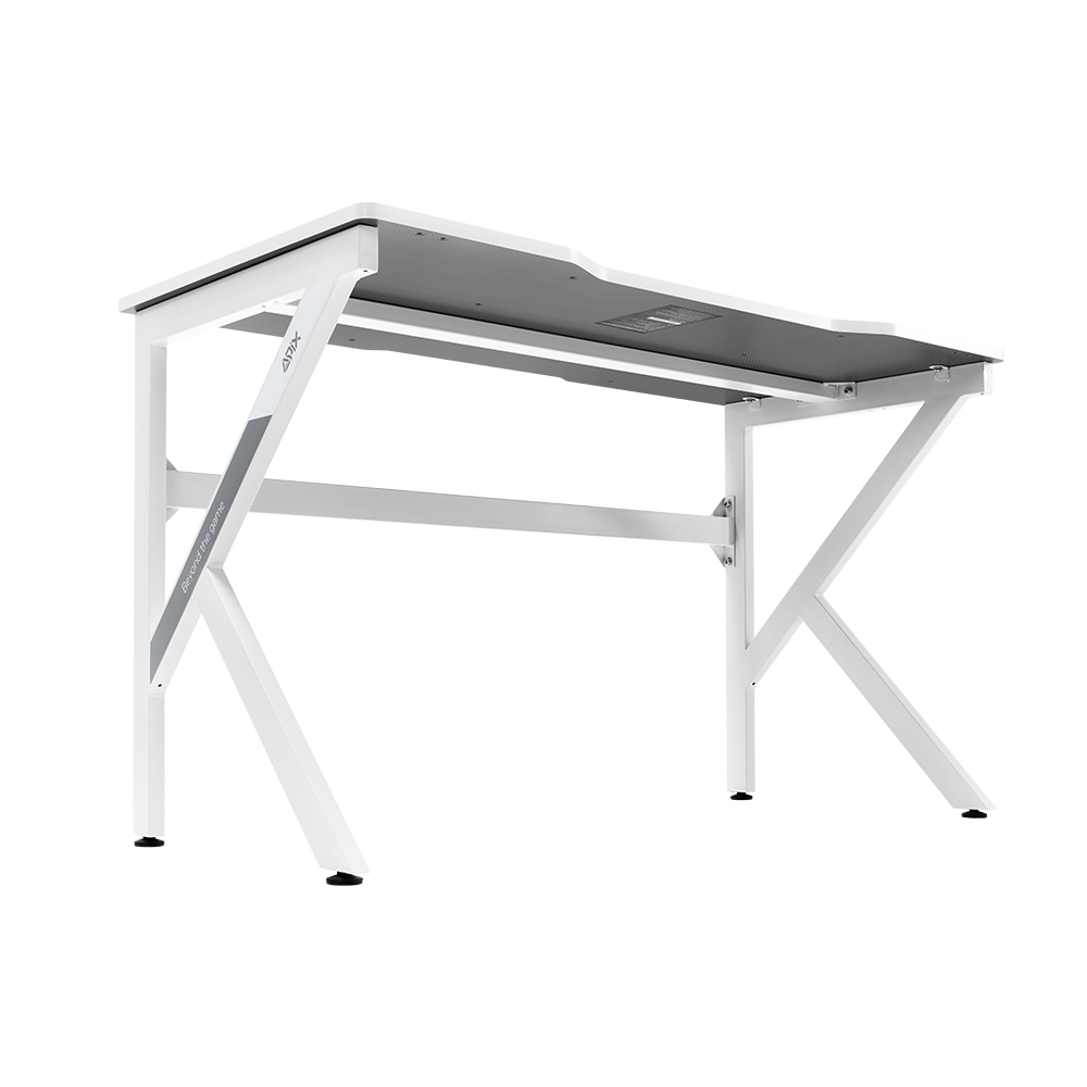 1인용 컴퓨터 게이밍 책상 GD001 1200 화이트 1200x600