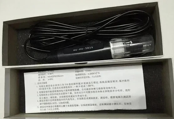 HUBBLE HU-PH-501S 전기 도금 폐수 PH 측정기 전극 산업폐수 프로브 센서