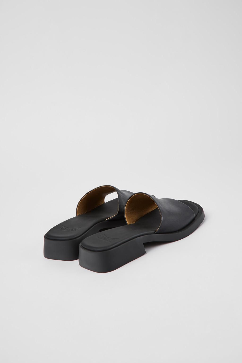 캠퍼 프리미엄 블랙 레더 샌들 Dana K201485-001 BLACK - 상세 이미지 3