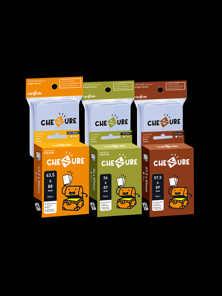 [만두게임즈] 체슈어 프리미엄 카드슬리브 나이트(110장) / 룩(55장) 보드게임 포토카드 프로텍터 제품 이미지