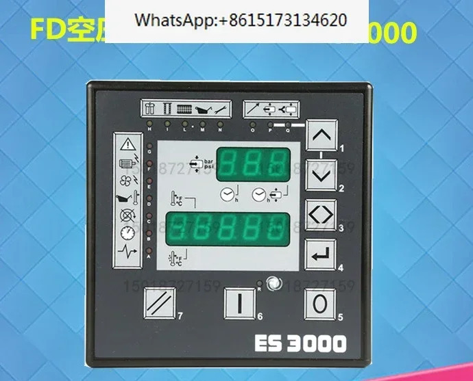 Fuda 에어 압축기 컴퓨터 보드 ES3000 컨트롤러 지능형 제어판 디스플레이적2202560023