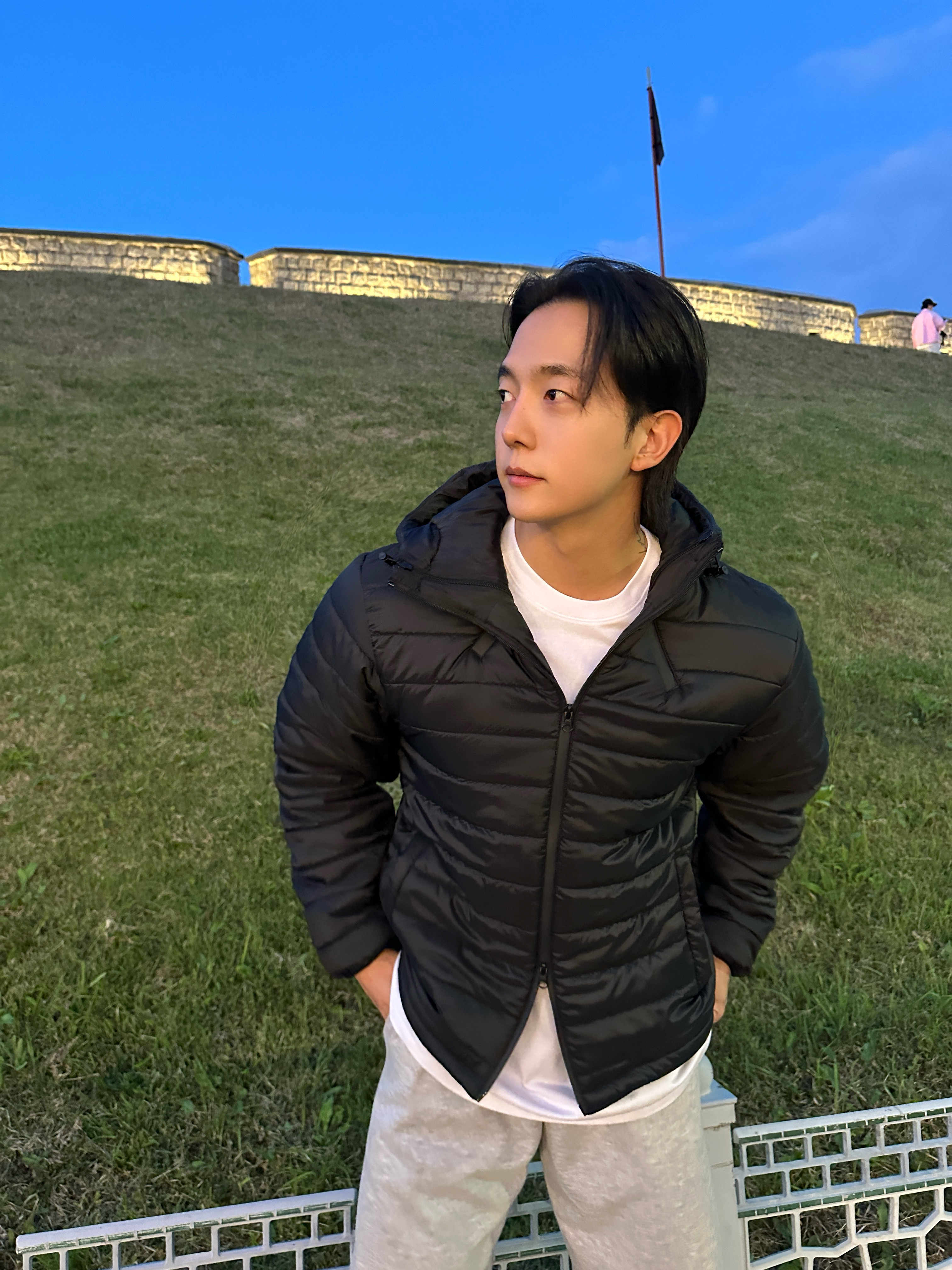 남자경량패딩 남자겨울점퍼 후드경량패딩 - 상세 이미지 3