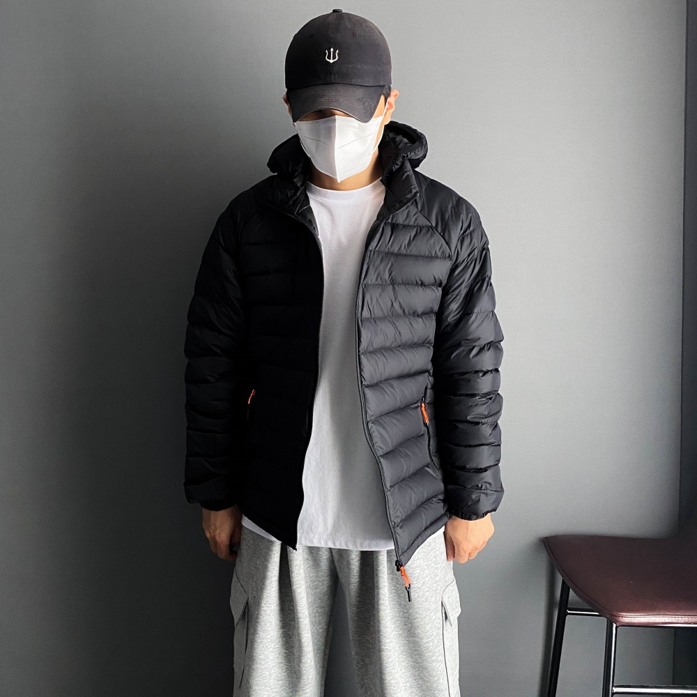 탈부착 후드경량패딩 남자경량패딩 - 상세 이미지 5
