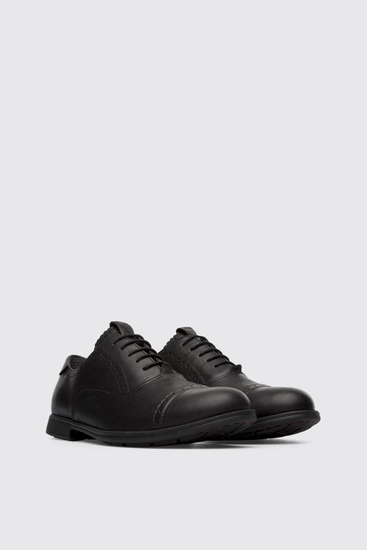 캠퍼 클래식 레더 옥스포드 슈즈 Mil 21492-040 BLACK - 상세 이미지 2