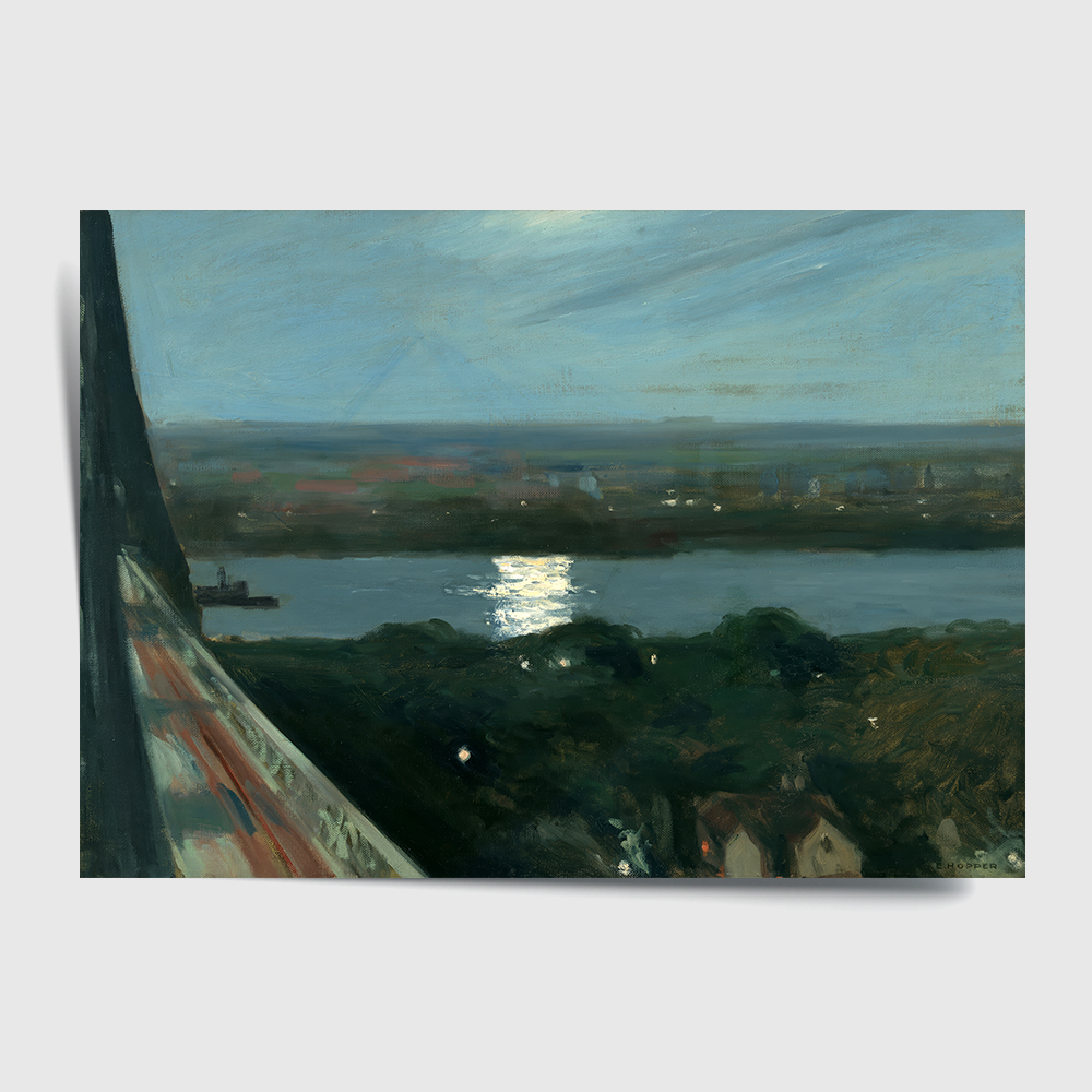 에드워드 호퍼 인테리어 그림 액자 포스터 명화 Blackwell's Island 1911 - 상세 이미지 2