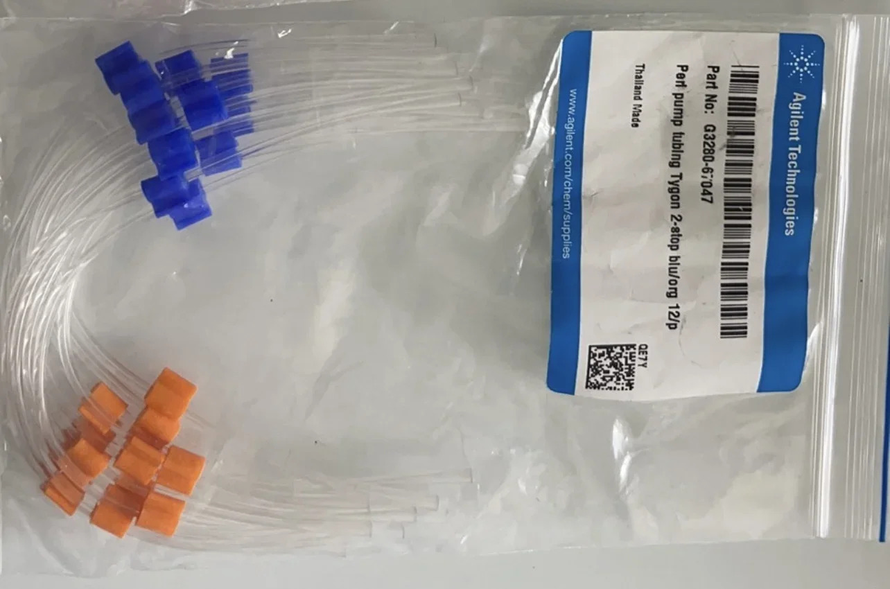 ICP-MS 연동 펌프 튜브 G3280-67047 파란색/주황색 0.25mm 12/pk