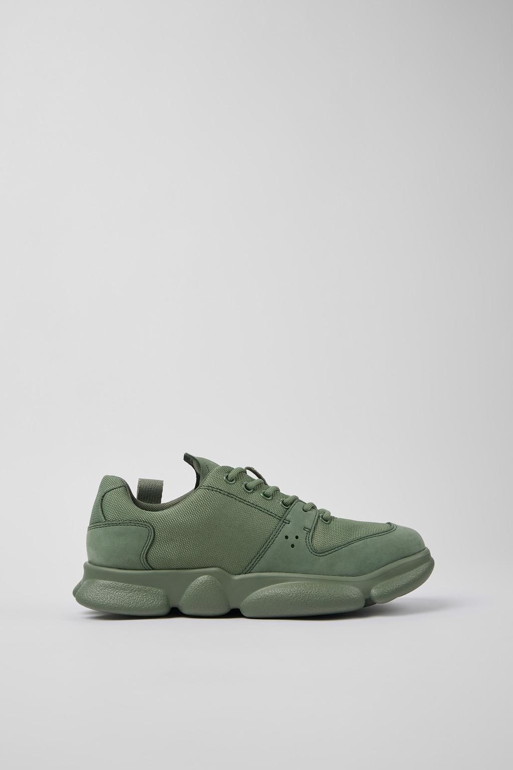 캠퍼 그린 레더 로우탑 스니커즈 Karst K201589-003 GREEN - 메인 이미지