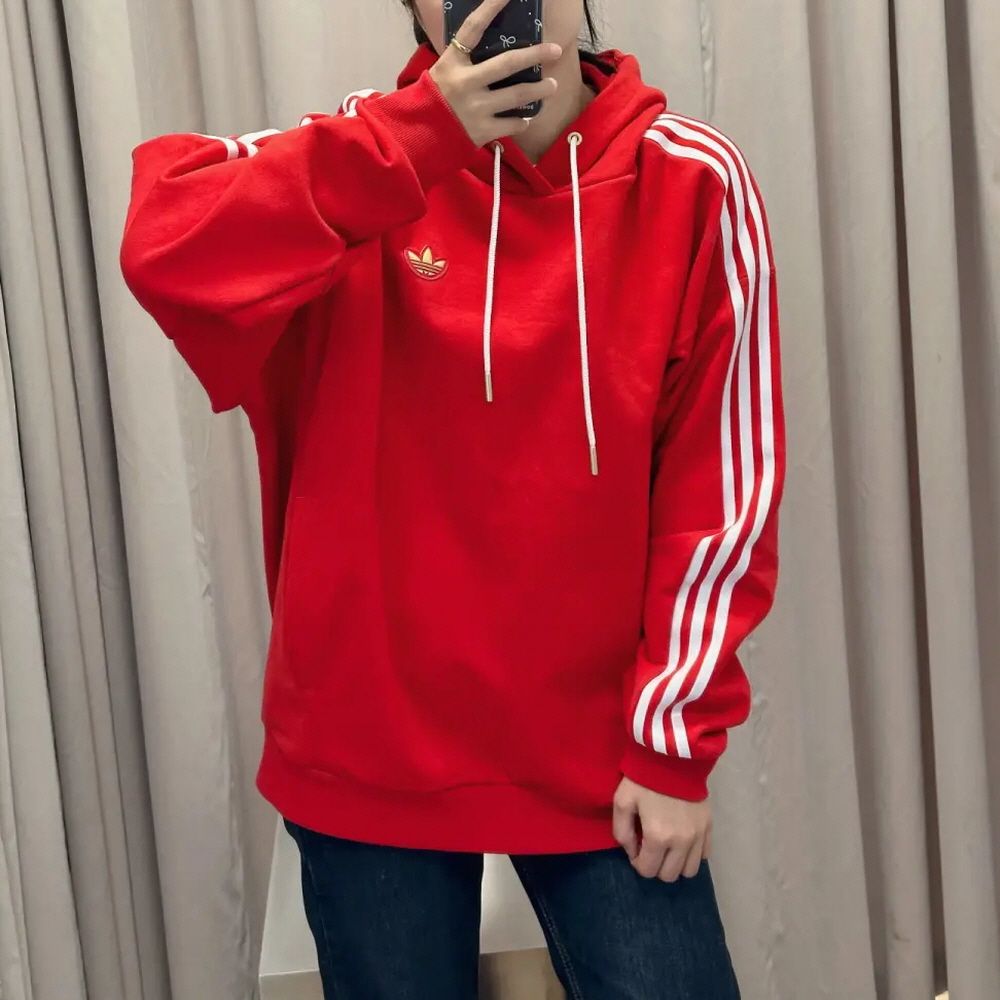 아디다스 오리지널 1972 LNY 후드티 블랙 KA0819 레드 KA0820 이미지 7