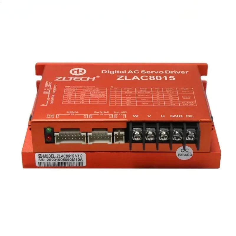 ZLTECH Modbus RS485 CANbus 3상15A 24V-48V 500W 모바일 브러시리스 DC 허브 서보모터 컨트롤러 증폭기 드라이버
