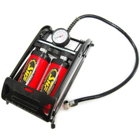 삼흥 발펌프 삼흥 쌍발 농기계 자전거 공기주입기 SHF-333