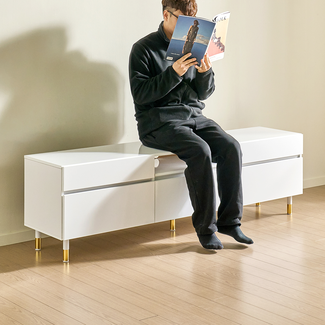 텐더 LPM 1800 높은 거실장 티비다이 tv장 수납장