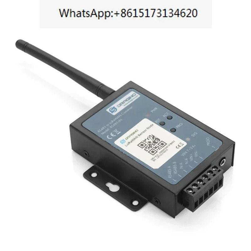 Dragino RS485-LN RS485/Modbus-LoRaWAN 변환기는 리퍼자가 RS485 장치를 모니터링/제어할 수 있도록