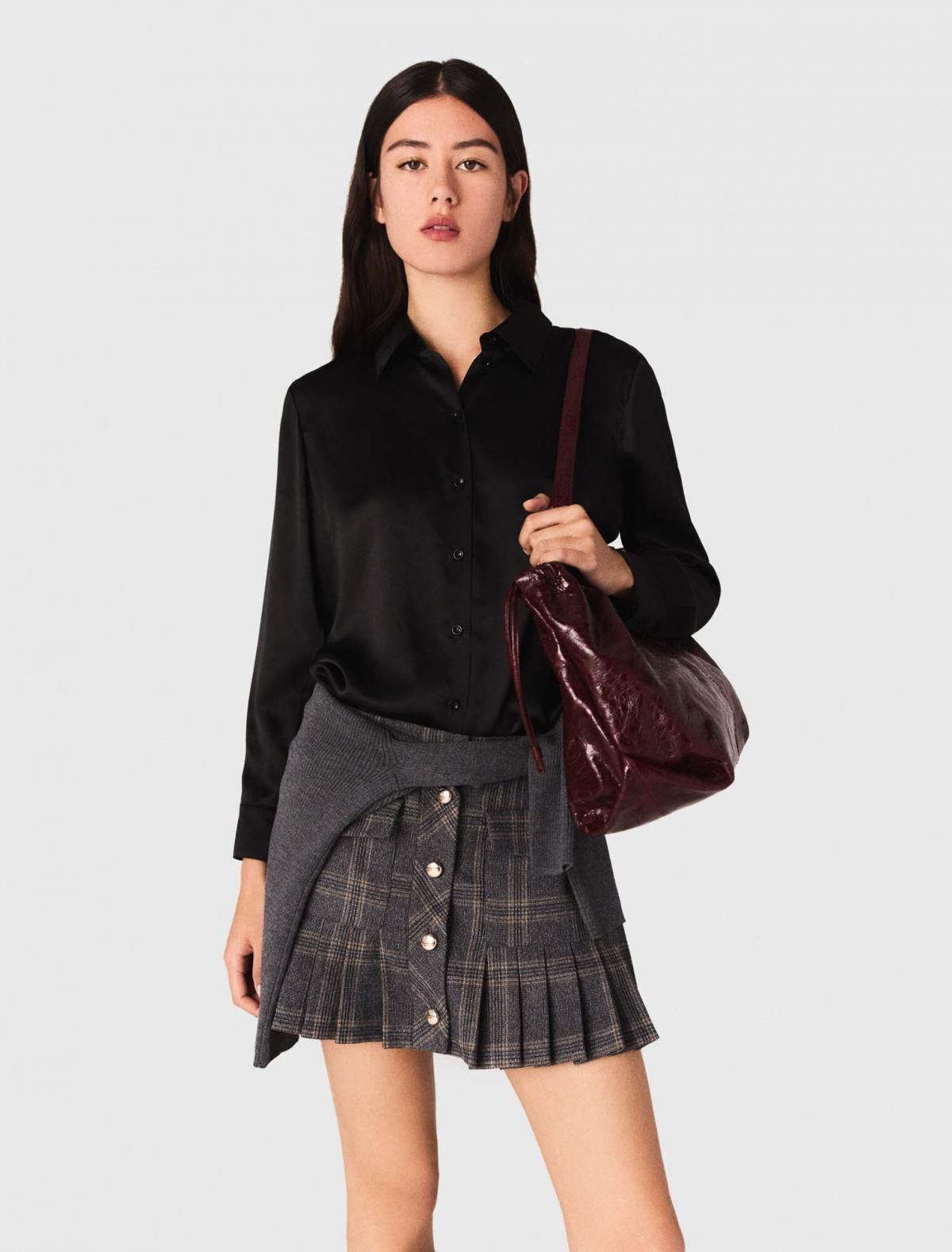 마쥬 테크니컬 실크 블랙 긴팔 셔츠 3661601942037 SCHWARZ - 상세 이미지 5