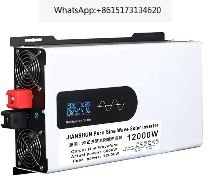 순수 사인파 인버터 12000W 태양광 12v 24v 110v 220v Onda Senoidal Pura Inversores Solares 전력 전압 변환기