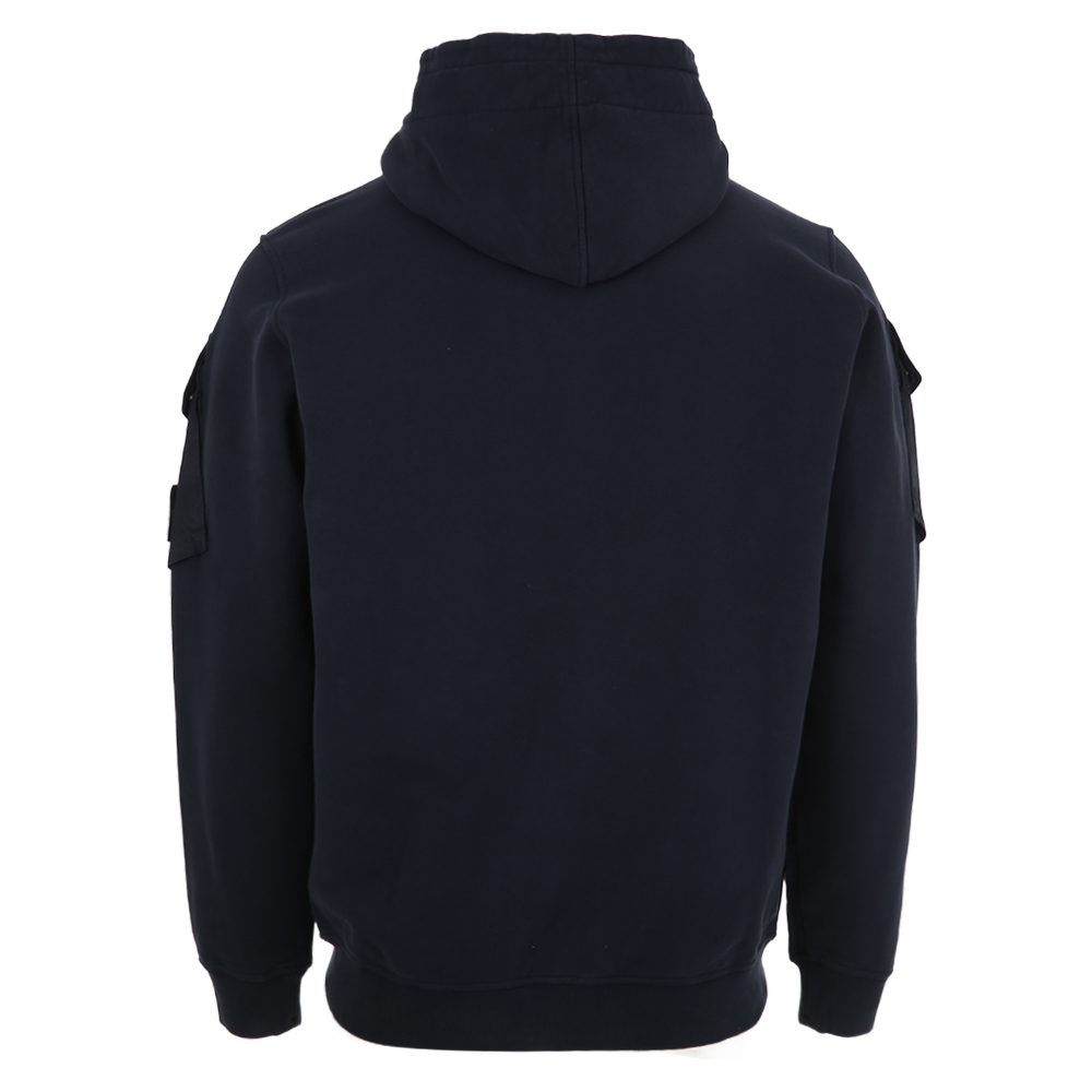 L 스톤아일랜드 슬리브 포켓 디테일 후드 집업 네이비 자켓 K2S156100009 S0A20 V0020 (2025 F/W) - 상세 이미지 2