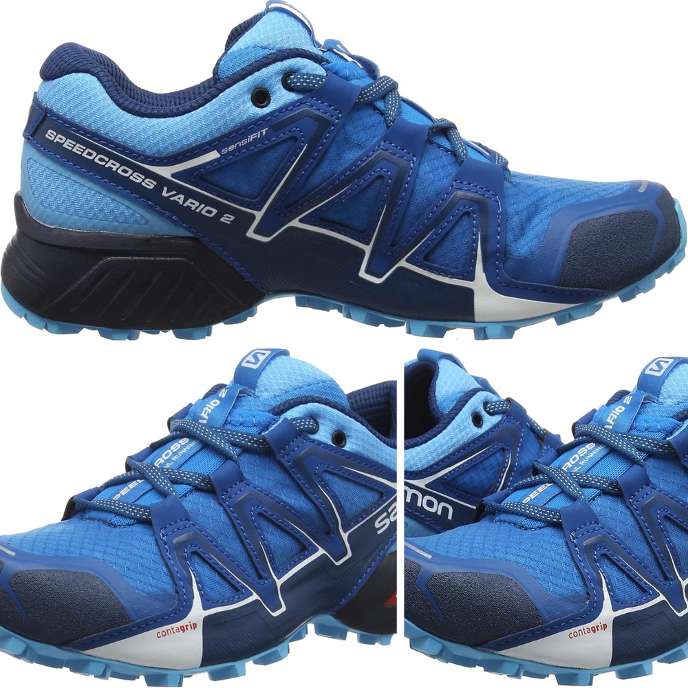 살로몬 스피드크로스 바리오 2 여성 등산화 트레일 러닝화 접지력 쿠션성 통기성 - 상품 이미지