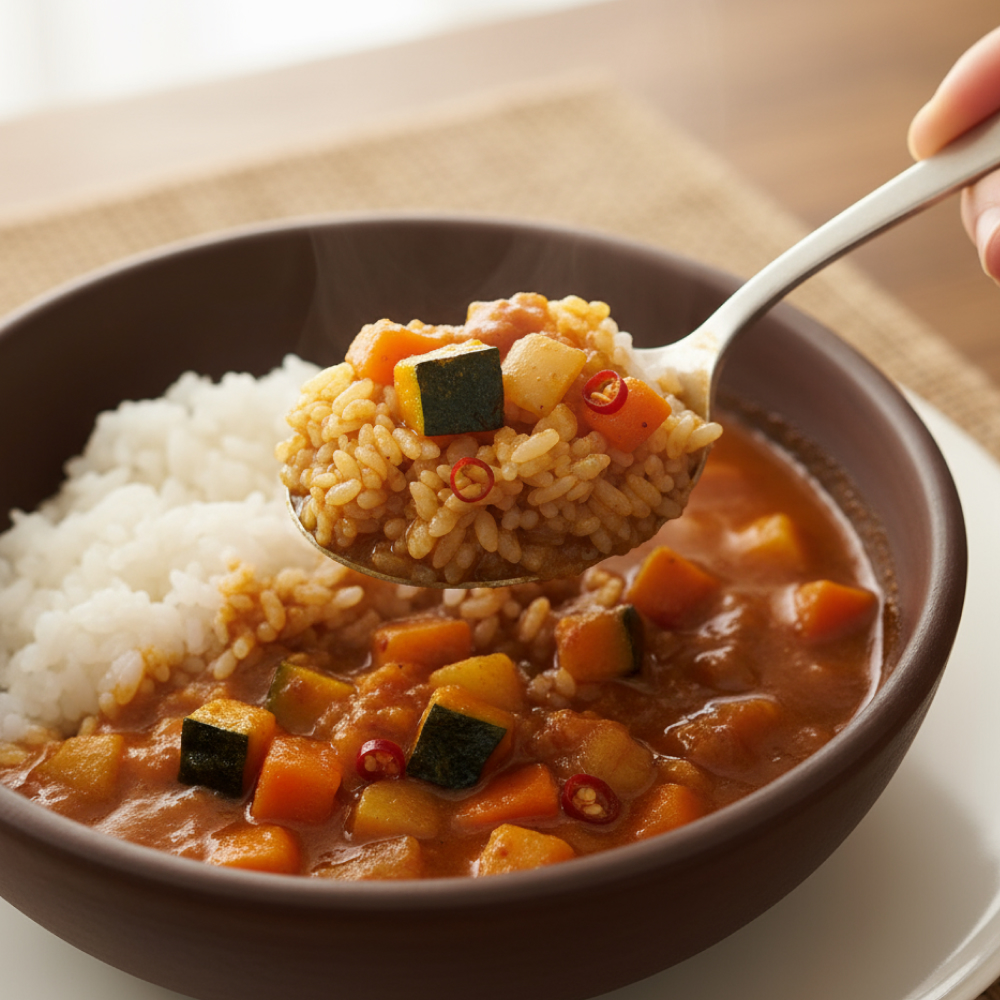 바밤 단호박 채소 카레 순한맛 매운맛 180g, 4개 - 상세 이미지 5