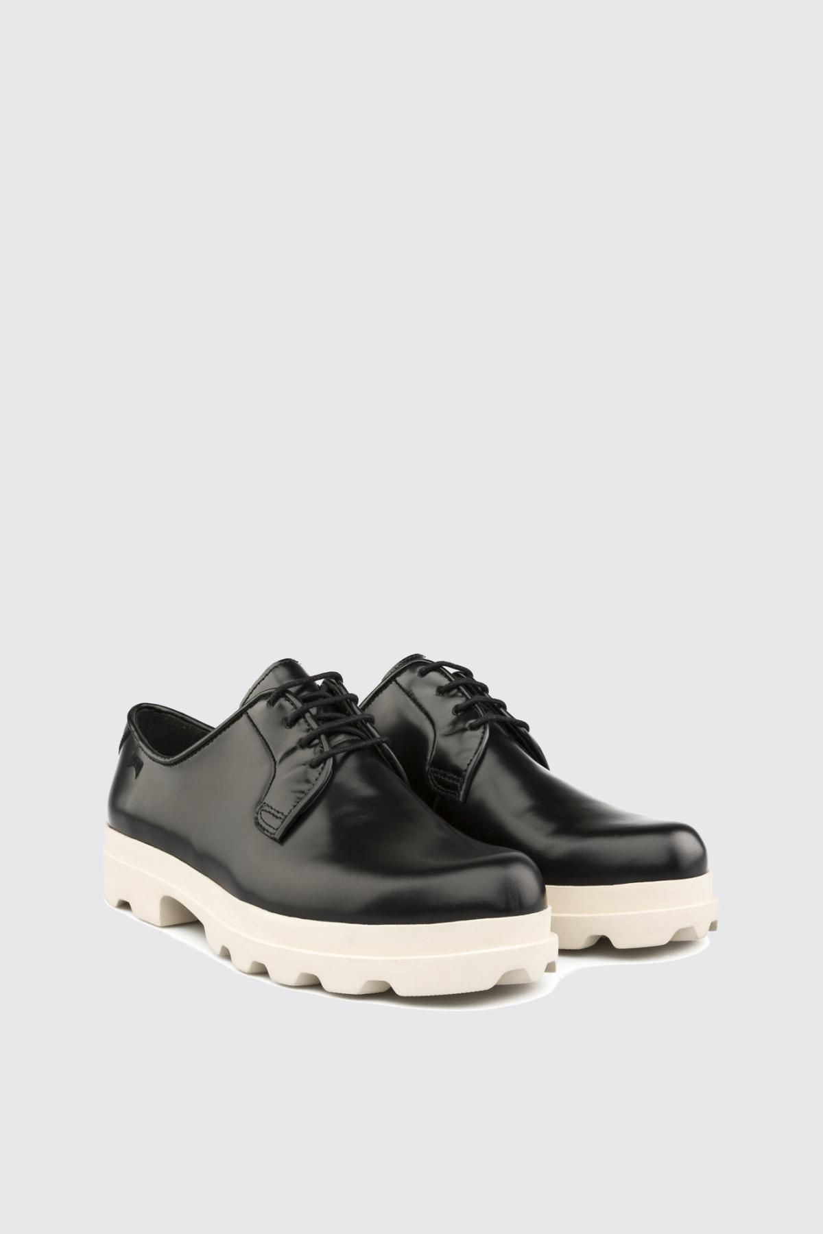 캠퍼 청키솔 레더 슈즈 블랙 Mil 22074-004 BLACK - 상세 이미지 2