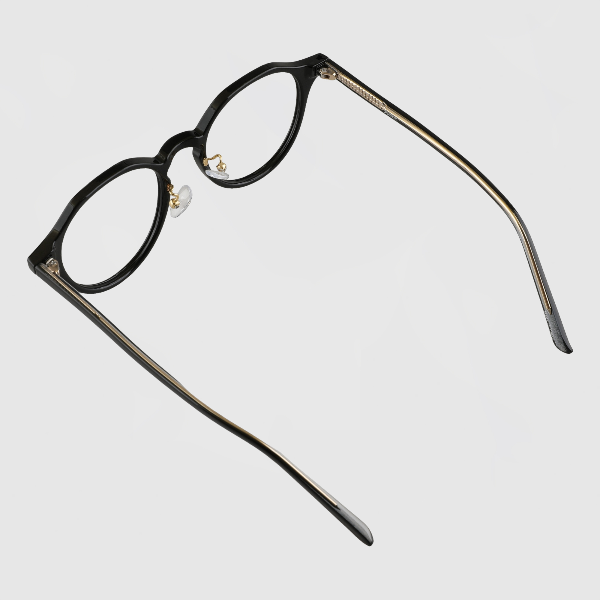 남자 여자 데일리 슬림 뿔테 라운드 안경 블루스크린차단