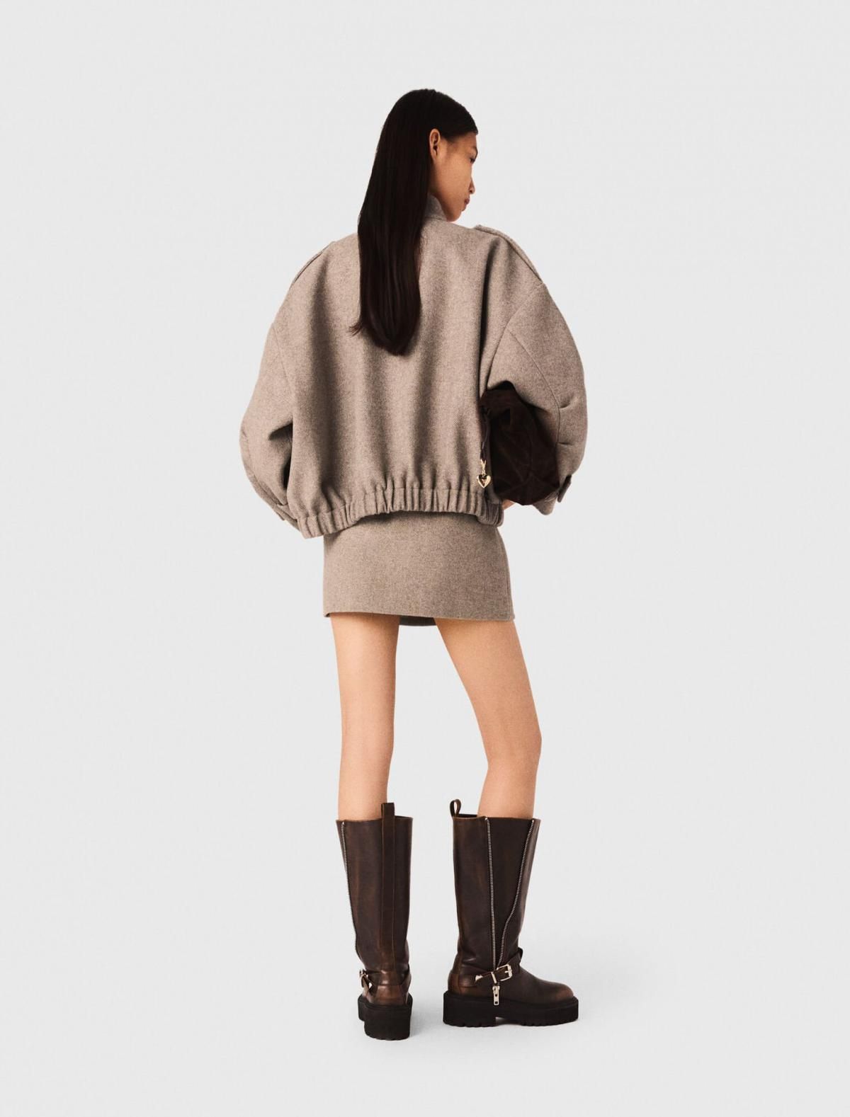 마쥬 오버사이즈 울믹스 블루종 재킷 3661601968518 BEIGE - 상세 이미지 4