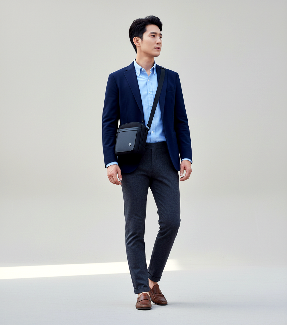 아틱헌터 남자 대학생 미니 메신저백 크로스백 - 상품 이미지