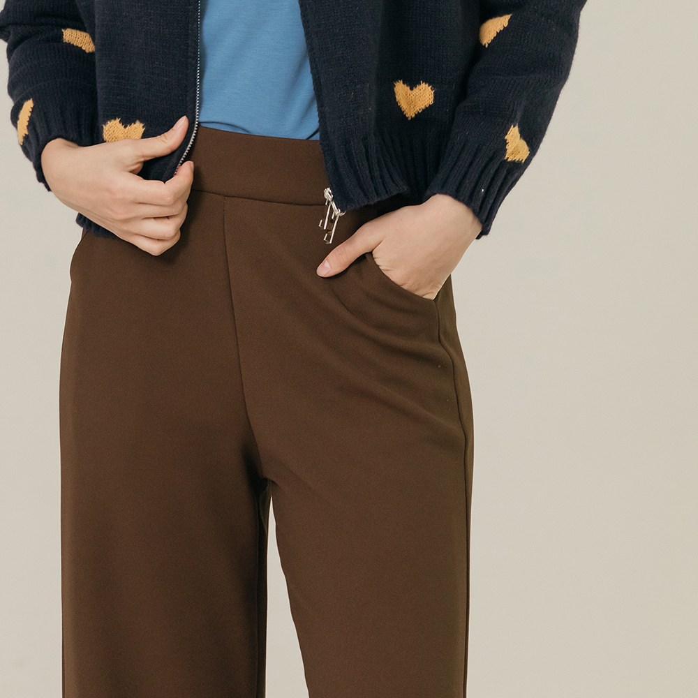 스탠다드 와이드 백밴딩 슬랙스 - 상세 이미지 2