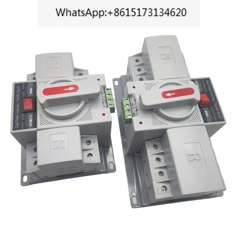 2P 4P 32a-63a 자동 ats 이전원 전송 스위치 전원 회로차단기 380V MCB