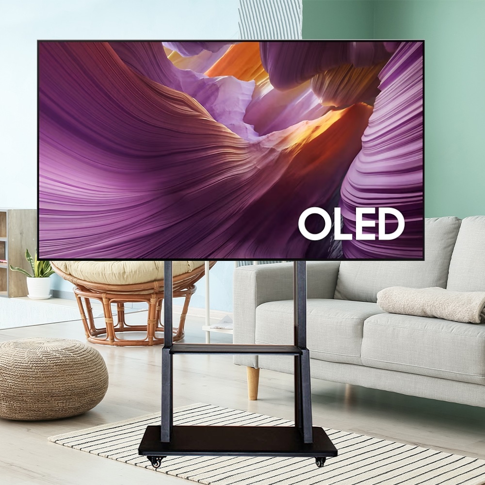 이동식 tv 거치대 218cm(86인치) 대형 전자칠판 티비 스탠드 이미지 6