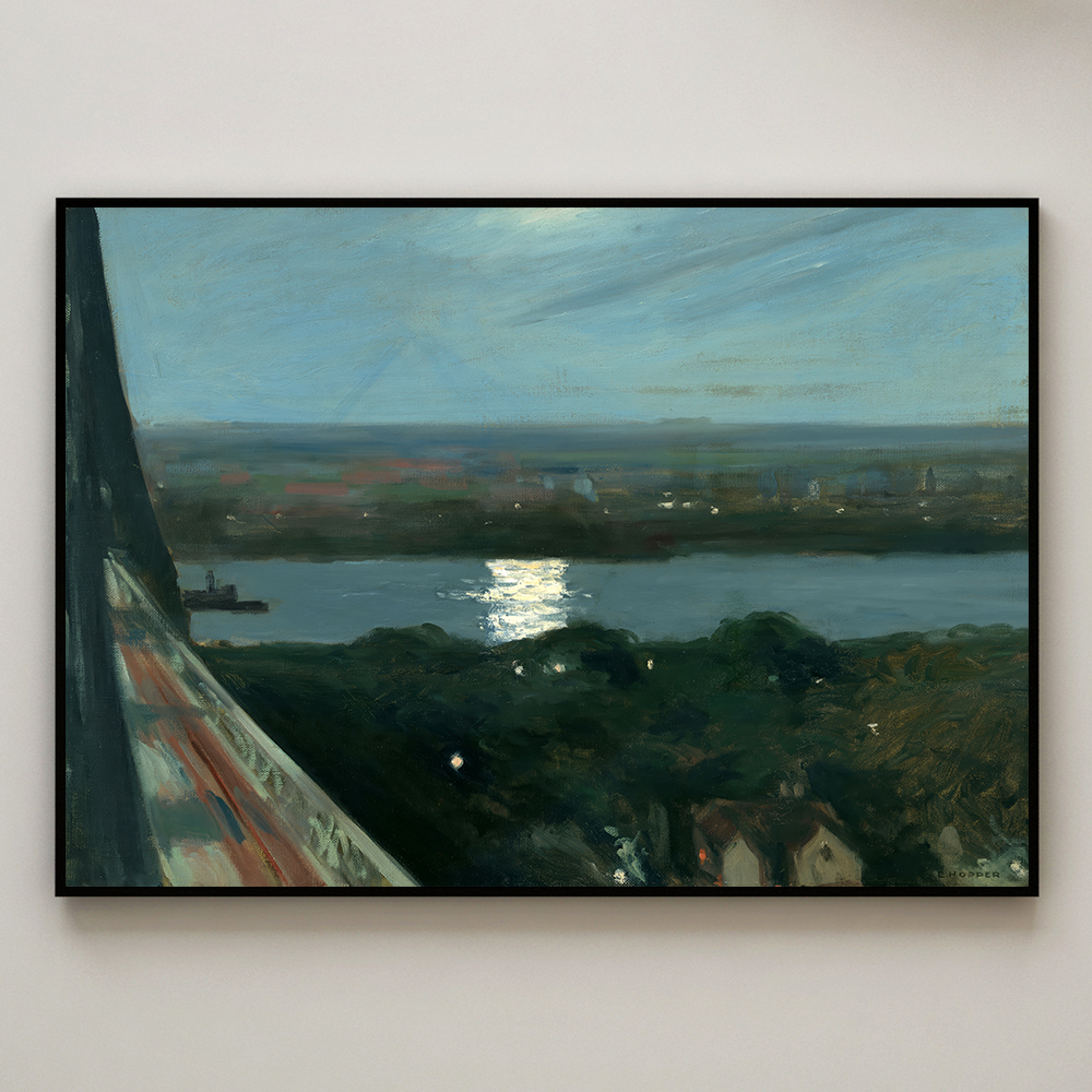 에드워드 호퍼 인테리어 그림 액자 포스터 명화 Blackwell's Island 1911 - 상세 이미지 4