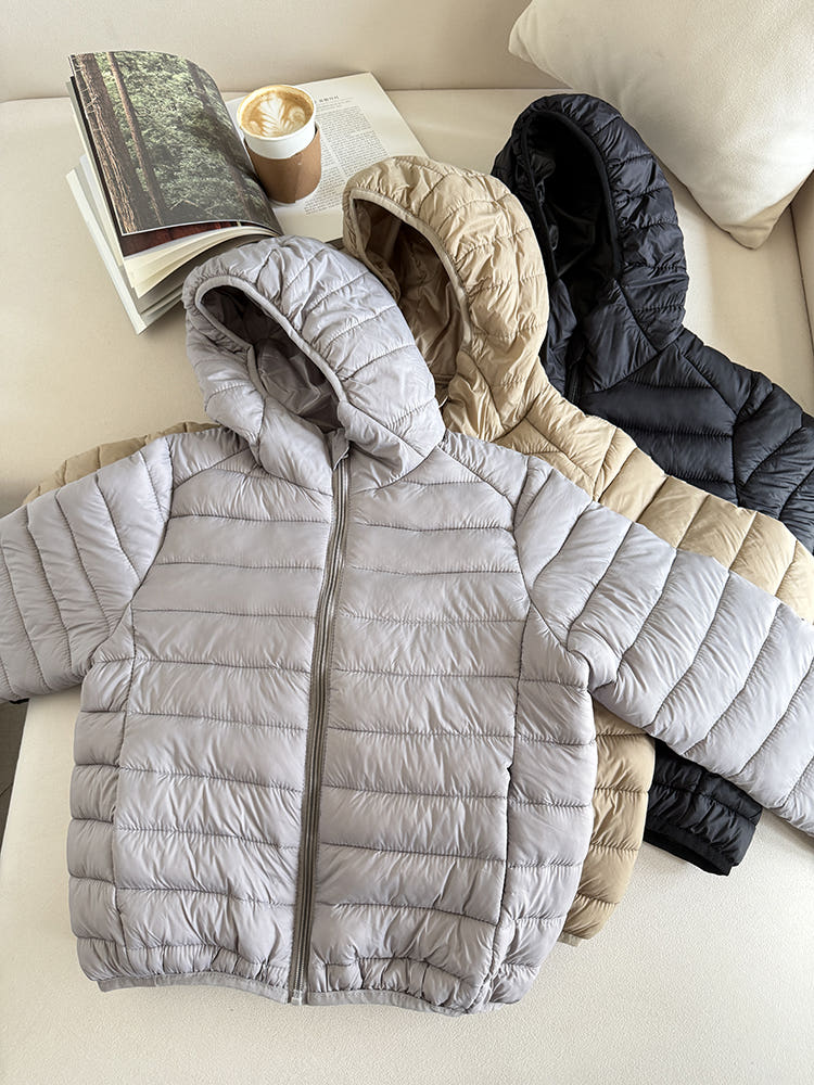 패딩 핏 비교 사진