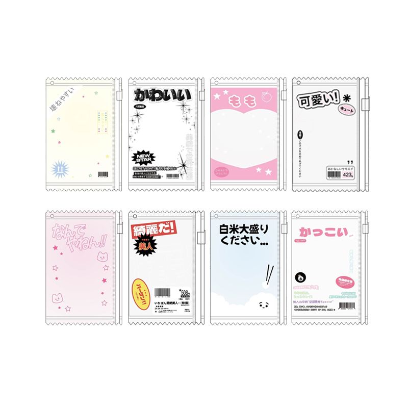 귀여운 레트로 포카홀더 포토카드 홀더 파우치 케이스 열쇠고리 가방 키링 키홀더 백참 백꾸 꾸미기 캐릭터 - 상세 이미지 3