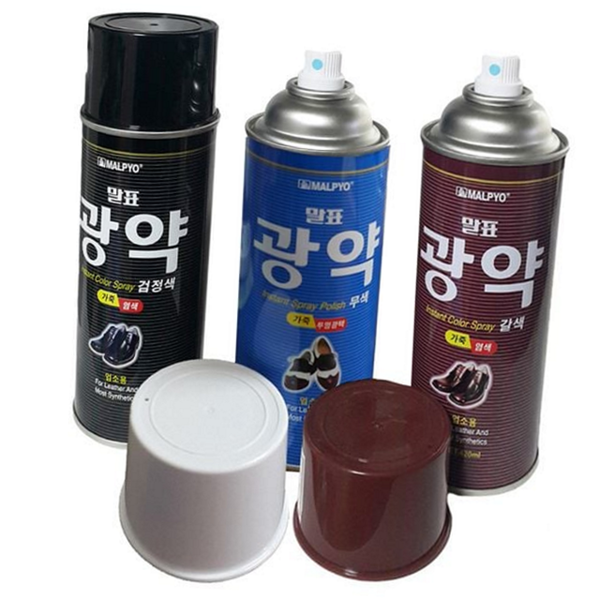 가죽 구두 광택 스프레이 염색 구두 착색제 클리너 관리제