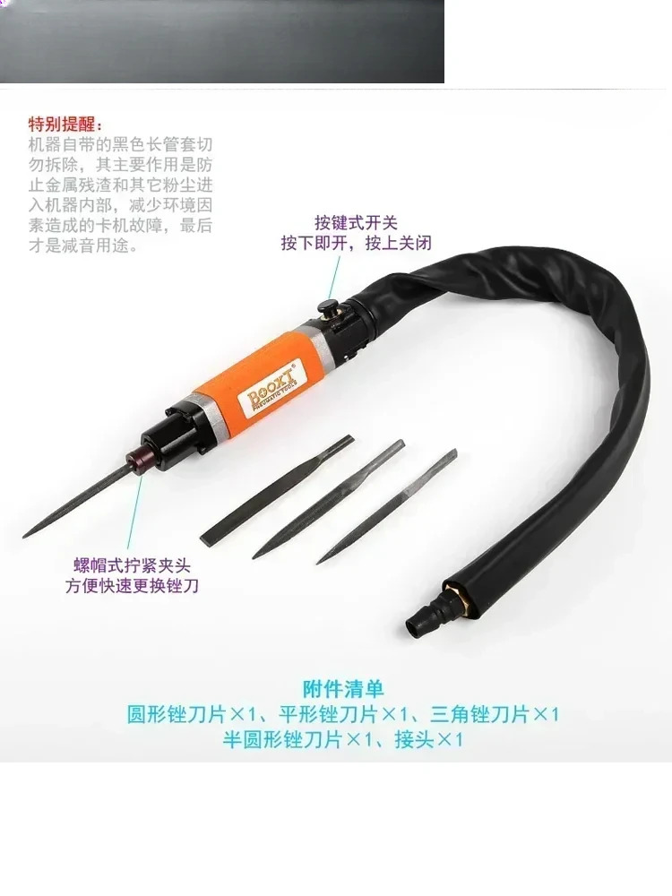 공압 파일 다이 캐스팅 디버링 기계 왕복 버튼 스위치 BX-AF5D