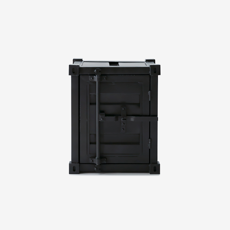 PECRE 빈티지캐비넷 4655 PC0122CB 455x350x555mm, 2단, 블랙 6751.5475
