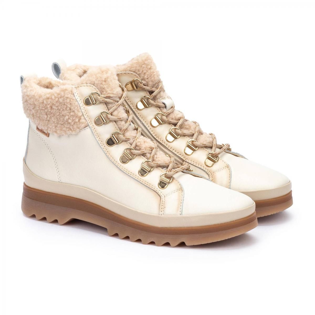 피콜리노스 아웃도어 트레킹 퍼 앵클부츠 VIGO 아이보리 W3W-8738C1 NATA - 상세 이미지 2