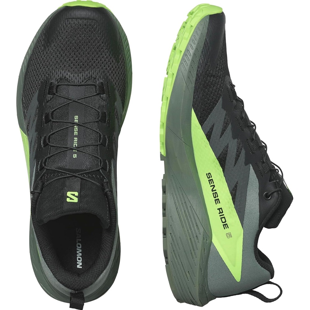 살로몬 센스 라이드 5 남성 등산화 트레일 러닝화 쿠션 통기성 접지력 - 상세 이미지 5