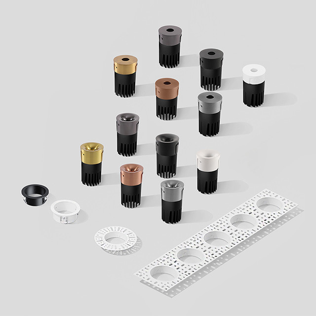 파블로 젠가C LED 다운라이트 10W 커스터마이징 플리커로우 타공 54mm - 상세 이미지 2