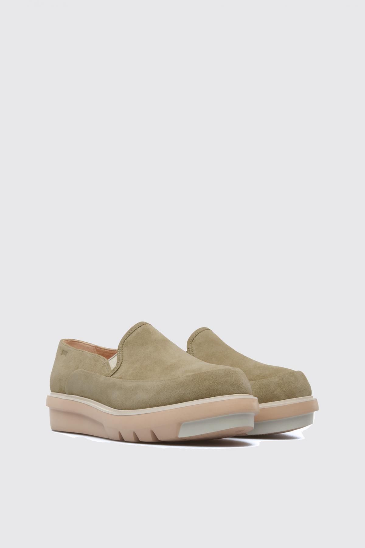 캠퍼 청키솔 펌프스 로우힐 Marta K200395-001 BEIGE - 상세 이미지 2